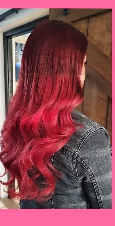 Voor en na hairextensions: Kleurtransformatie